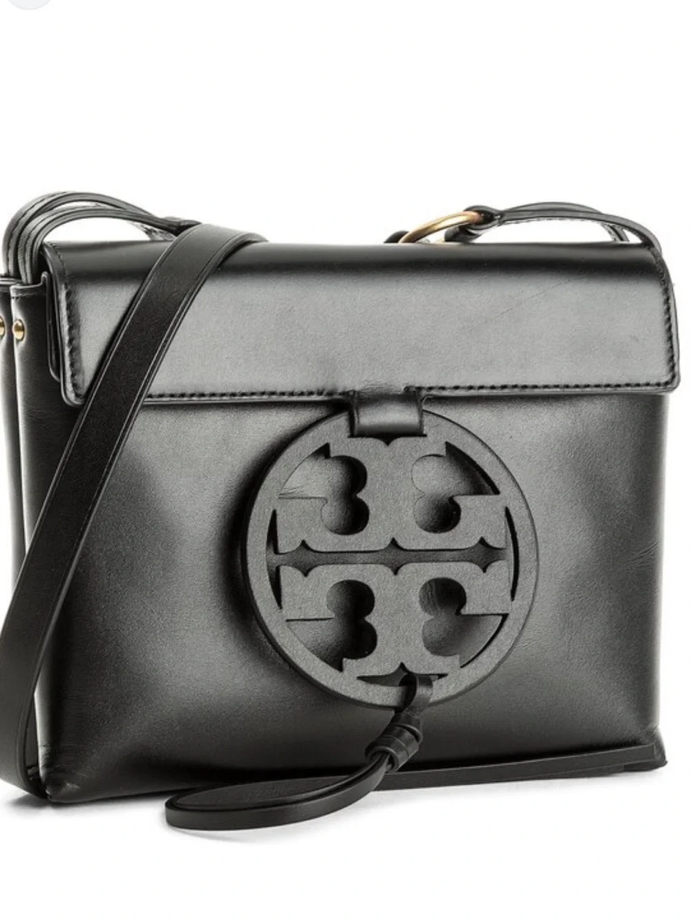 Tory Burch Miller Flap Crossbody in Black